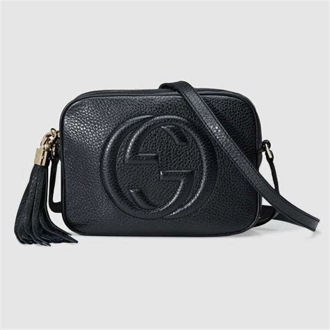 black and white gucci disco bag|Gucci soho disco discount.